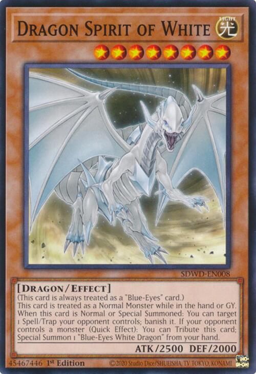 Dragon Spirit of White [SDWD-EN008] Common | Exor Games Dartmouth