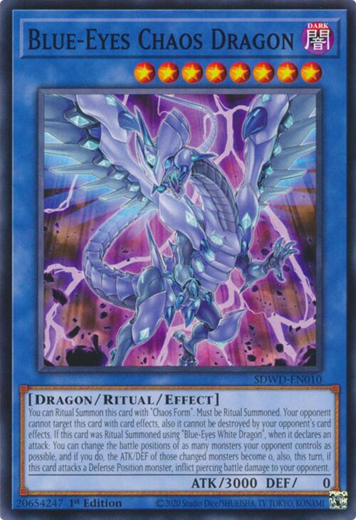 Blue-Eyes Chaos Dragon [SDWD-EN010] Common | Exor Games Dartmouth