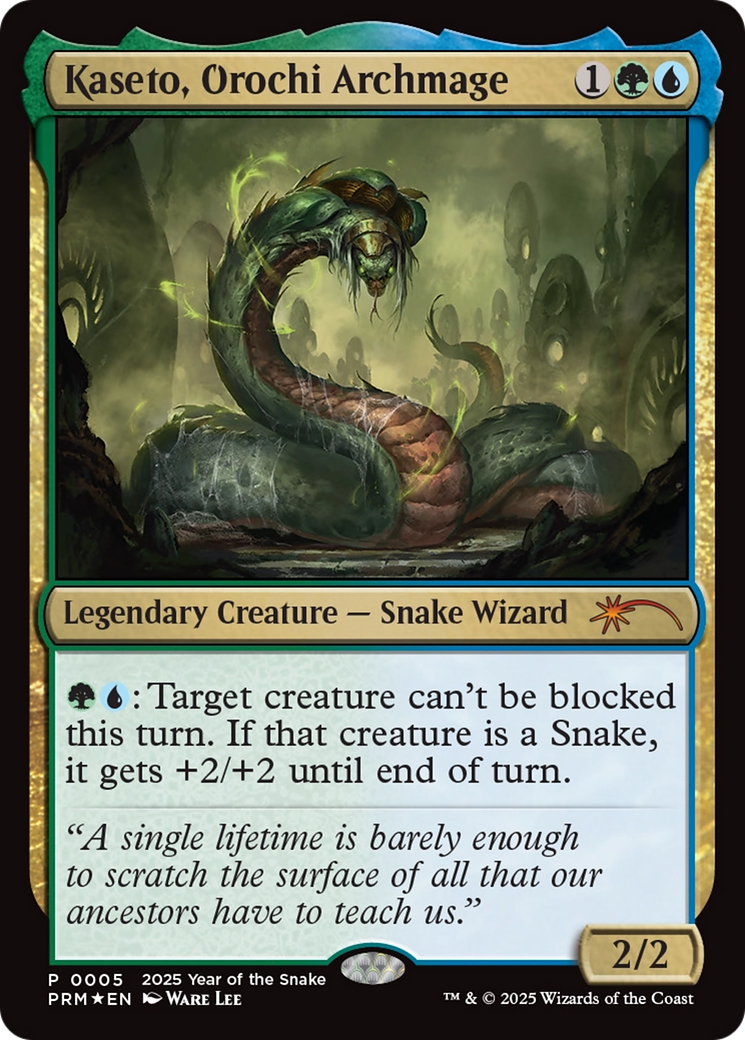 Kaseto, Orochi Archmage (Year of the Snake 2025) [Standard Showdown Promos] | Exor Games Dartmouth