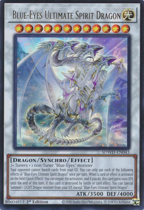 Blue-Eyes Ultimate Spirit Dragon [SDWD-EN043] Ultra Rare | Exor Games Dartmouth