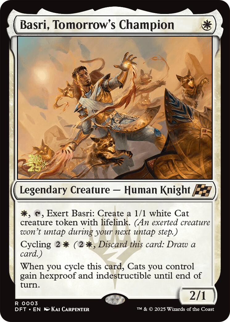 Basri, Tomorrow's Champion [Aetherdrift Prerelease Promos] | Exor Games Dartmouth