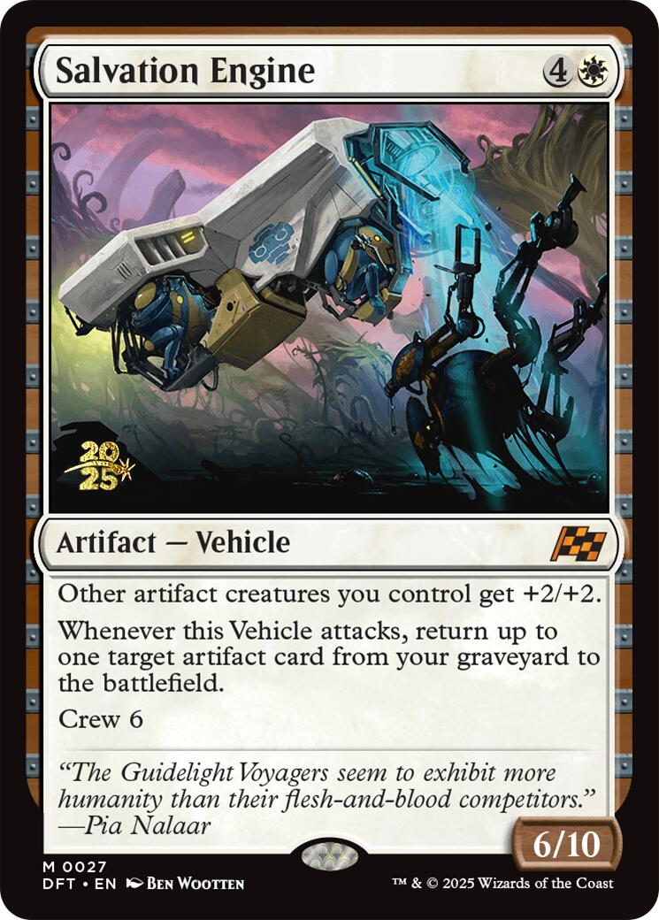 Salvation Engine [Aetherdrift Prerelease Promos] | Exor Games Dartmouth