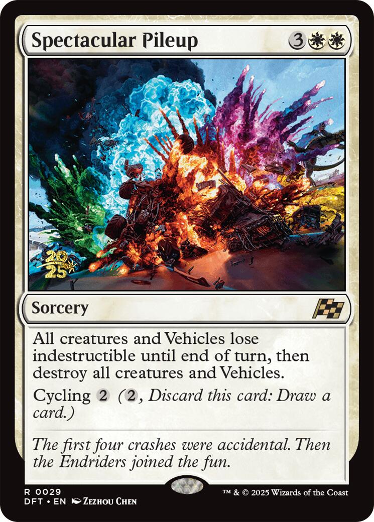 Spectacular Pileup [Aetherdrift Prerelease Promos] | Exor Games Dartmouth