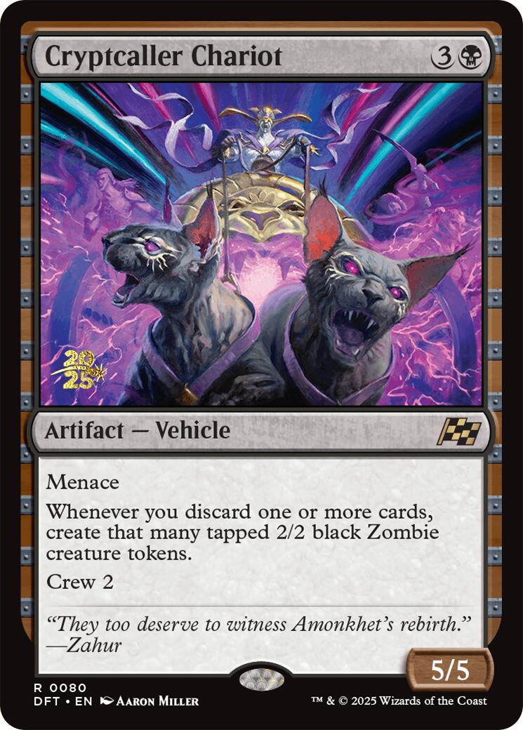 Cryptcaller Chariot [Aetherdrift Prerelease Promos] | Exor Games Dartmouth