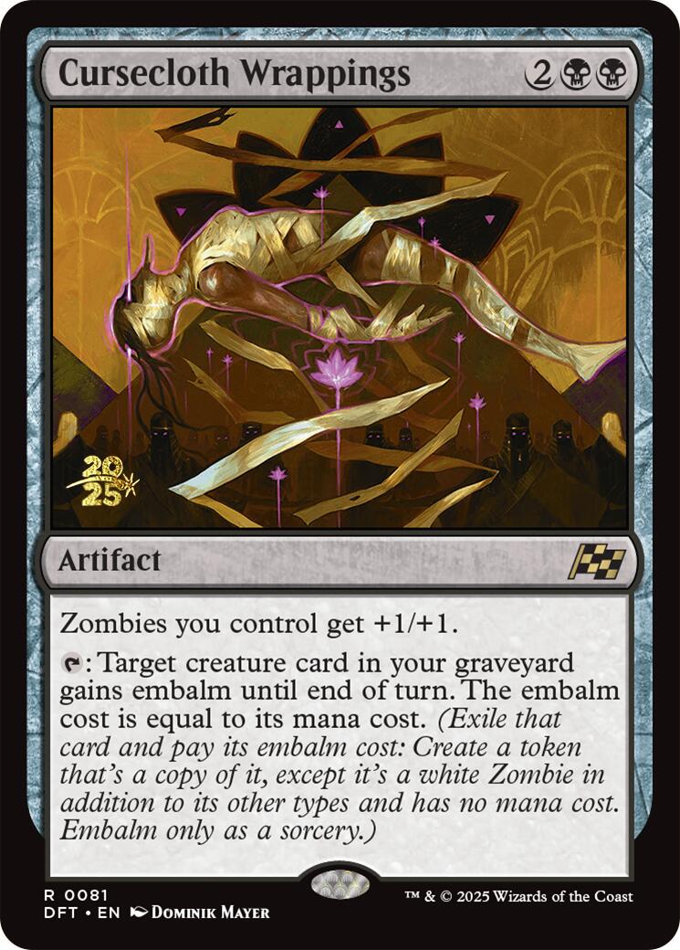 Cursecloth Wrappings [Aetherdrift Prerelease Promos] | Exor Games Dartmouth