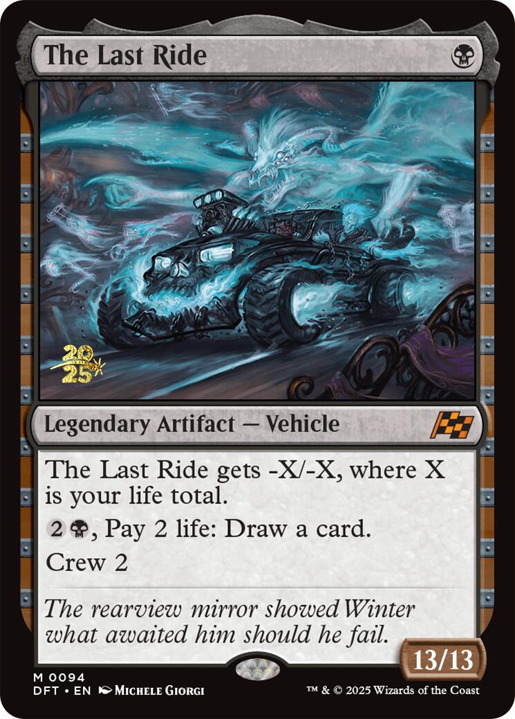 The Last Ride [Aetherdrift Prerelease Promos] | Exor Games Dartmouth