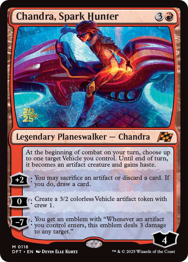 Chandra, Spark Hunter [Aetherdrift Prerelease Promos] | Exor Games Dartmouth