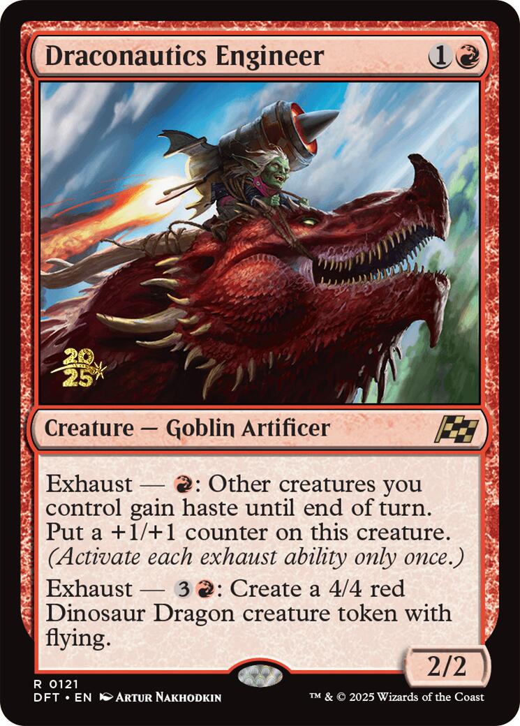 Draconautics Engineer [Aetherdrift Prerelease Promos] | Exor Games Dartmouth