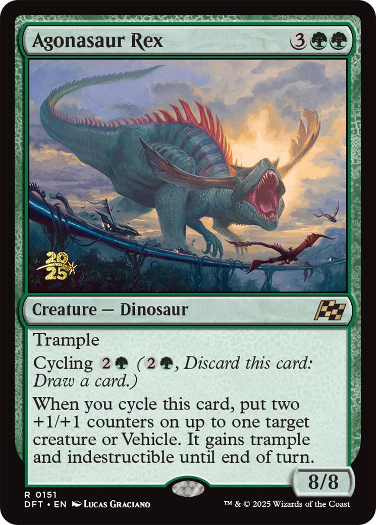 Agonasaur Rex [Aetherdrift Prerelease Promos] | Exor Games Dartmouth