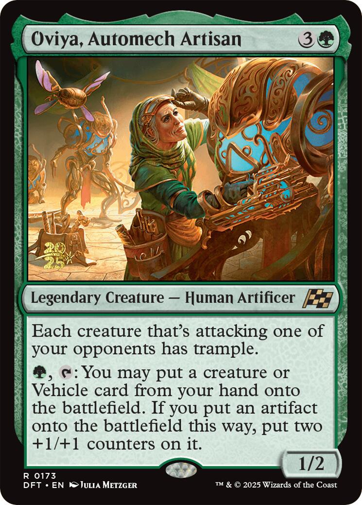 Oviya, Automech Artisan [Aetherdrift Prerelease Promos] | Exor Games Dartmouth