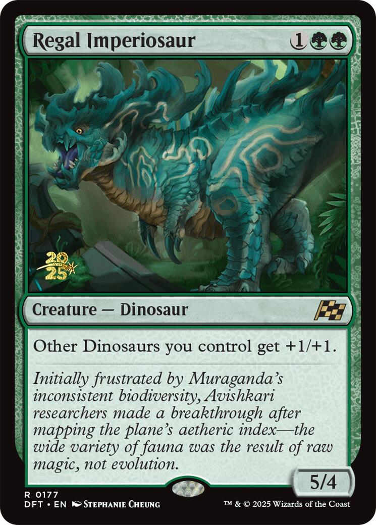 Regal Imperiosaur [Aetherdrift Prerelease Promos] | Exor Games Dartmouth
