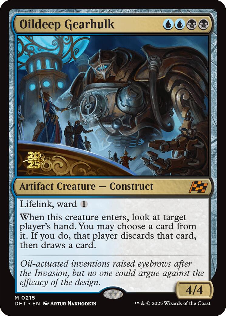 Oildeep Gearhulk [Aetherdrift Prerelease Promos] | Exor Games Dartmouth