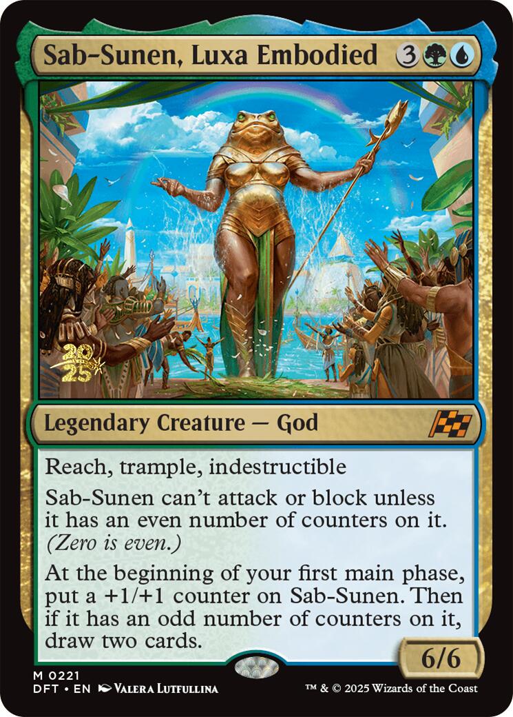 Sab-Sunen, Luxa Embodied [Aetherdrift Prerelease Promos] | Exor Games Dartmouth