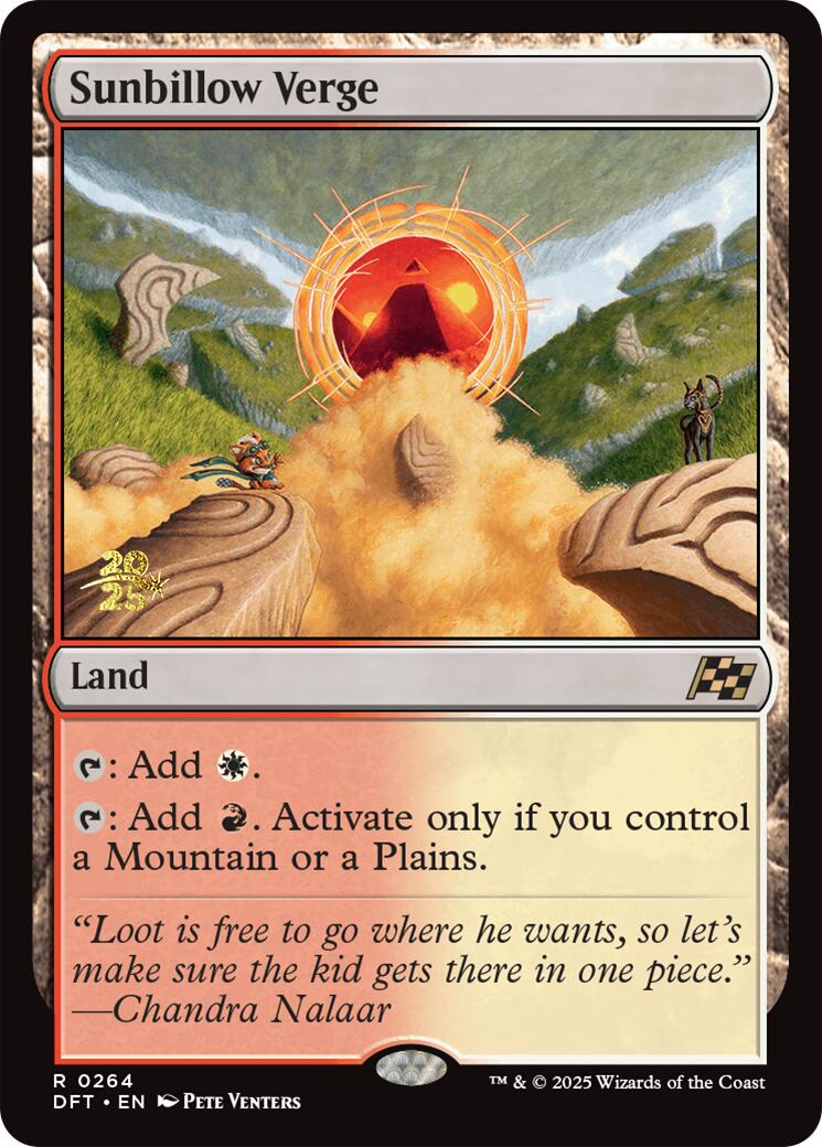 Sunbillow Verge [Aetherdrift Prerelease Promos] | Exor Games Dartmouth