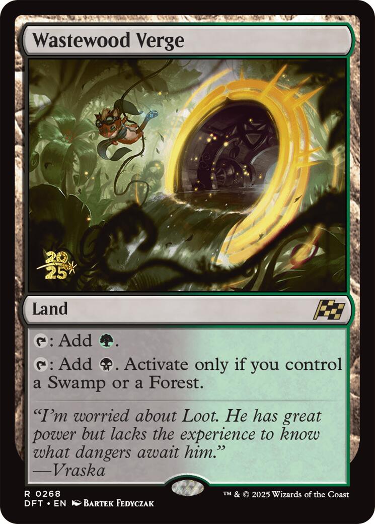 Wastewood Verge [Aetherdrift Prerelease Promos] | Exor Games Dartmouth