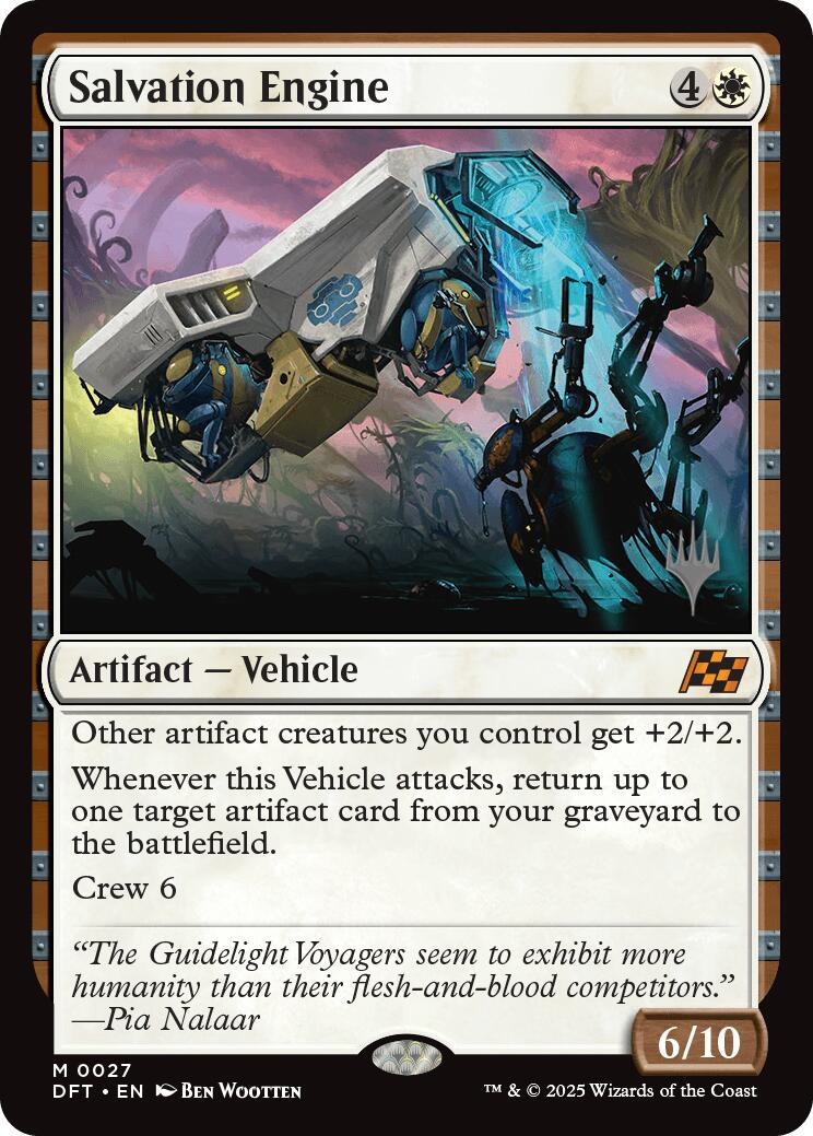 Salvation Engine (Promo Pack) [Aetherdrift Promos] | Exor Games Dartmouth