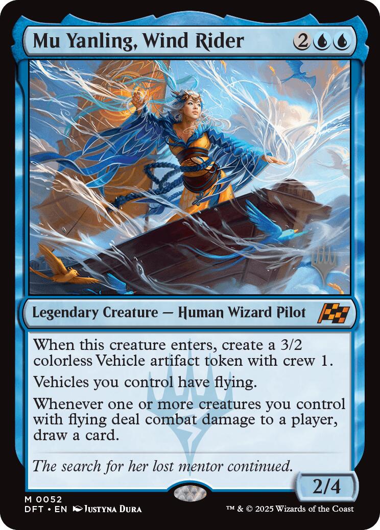 Mu Yanling, Wind Rider [Aetherdrift Promos] | Exor Games Dartmouth