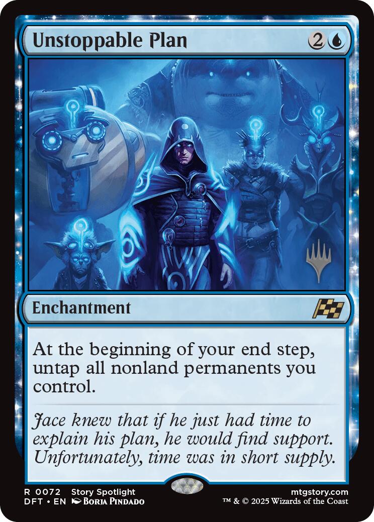 Unstoppable Plan (Promo Pack) [Aetherdrift Promos] | Exor Games Dartmouth