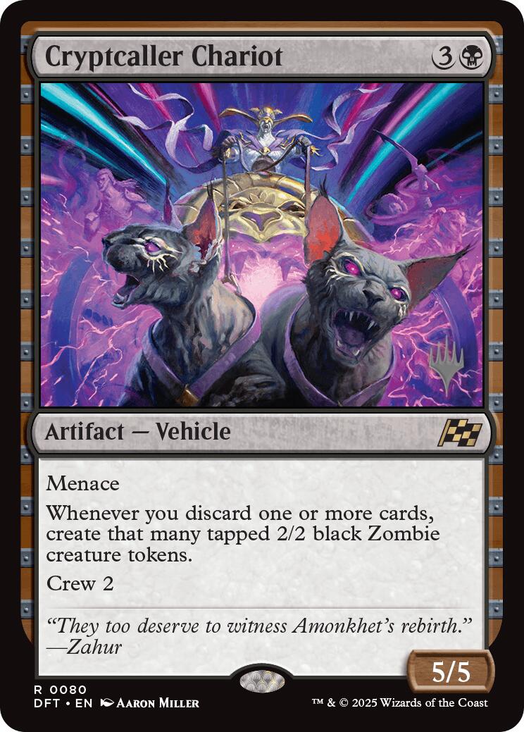 Cryptcaller Chariot [Aetherdrift Promos] | Exor Games Dartmouth