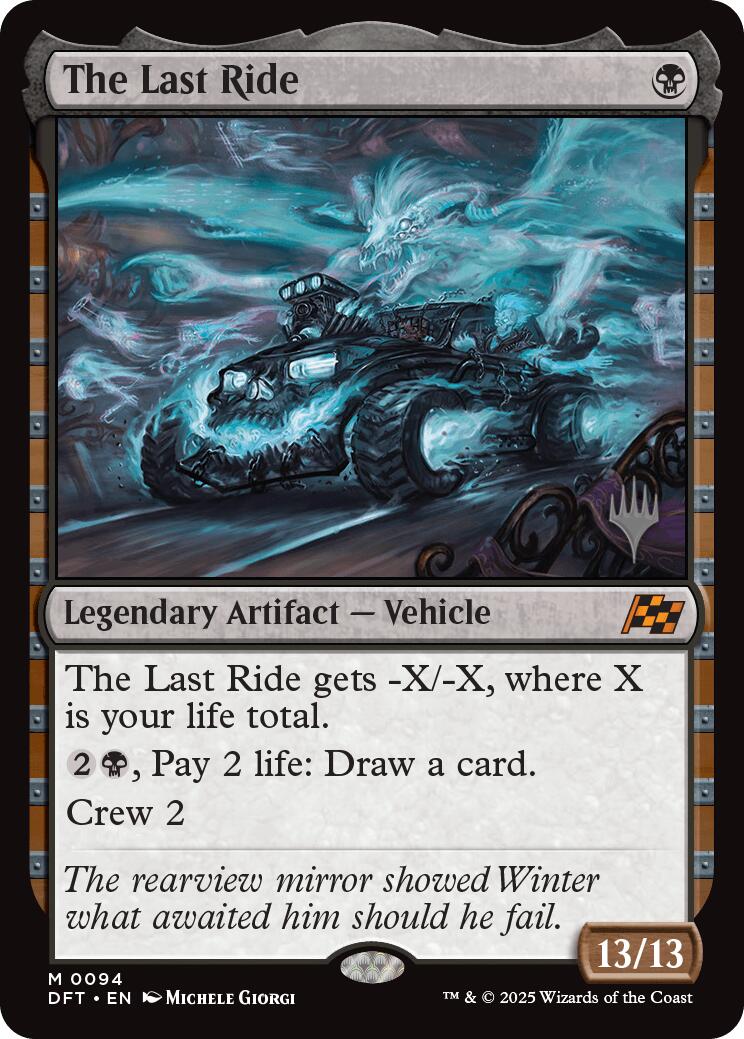 The Last Ride (Promo Pack) [Aetherdrift Promos] | Exor Games Dartmouth