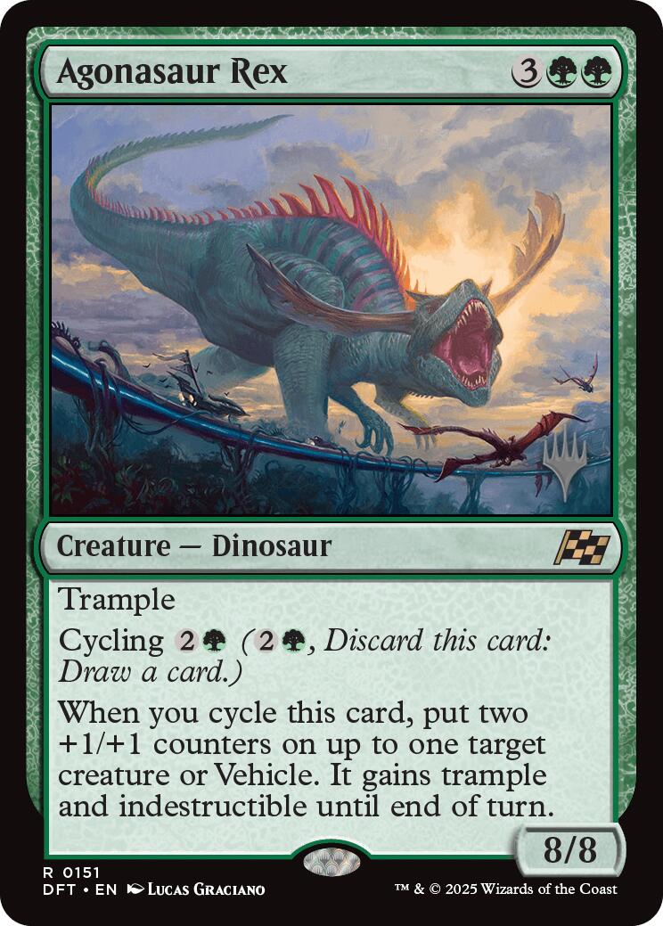 Agonasaur Rex [Aetherdrift Promos] | Exor Games Dartmouth