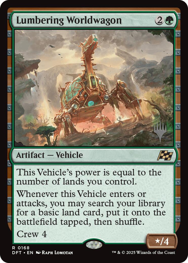 Lumbering Worldwagon [Aetherdrift Promos] | Exor Games Dartmouth