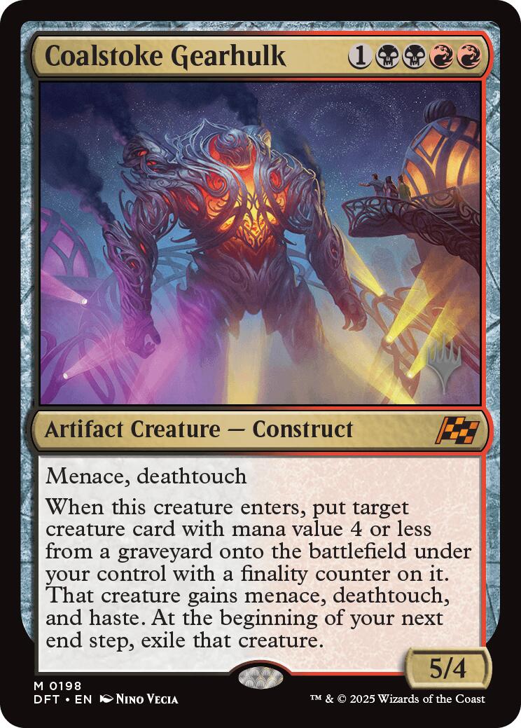 Coalstoke Gearhulk (Promo Pack) [Aetherdrift Promos] | Exor Games Dartmouth