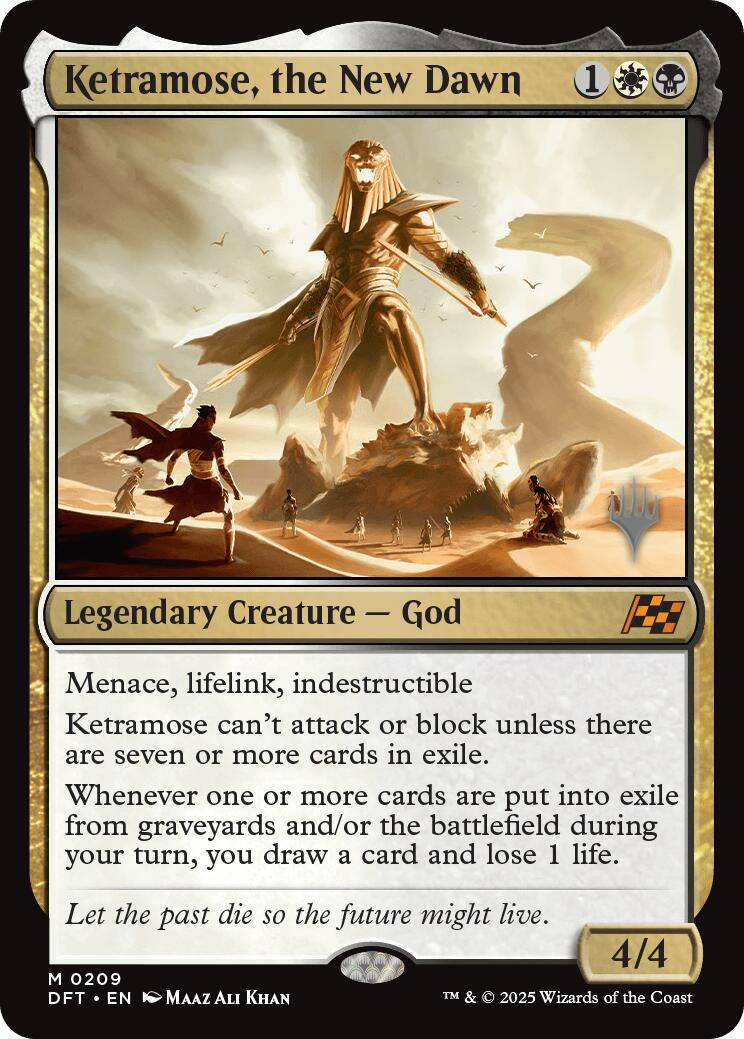 Ketramose, the New Dawn [Aetherdrift Promos] | Exor Games Dartmouth