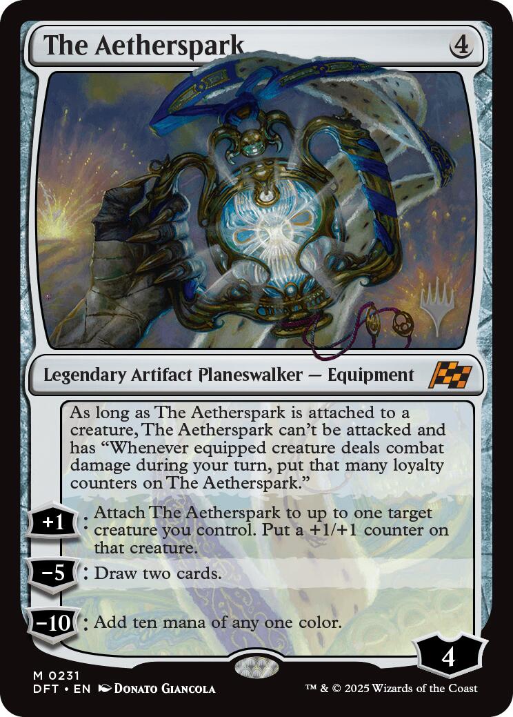 The Aetherspark (Promo Pack) [Aetherdrift Promos] | Exor Games Dartmouth