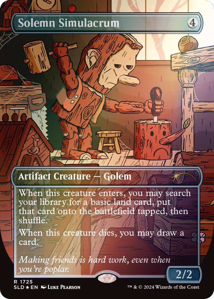 Solemn Simulacrum (1725) (Rainbow Foil) [Secret Lair Drop Series] | Exor Games Dartmouth