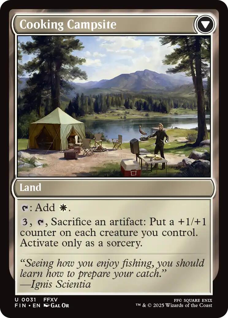 Sidequest: Catch a Fish // Cooking Campsite [FINAL FANTASY] | Exor Games Dartmouth