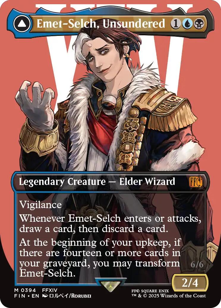 Emet-Selch, Unsundered // Hades, Sorcerer of Eld (Borderless) [FINAL FANTASY] | Exor Games Dartmouth