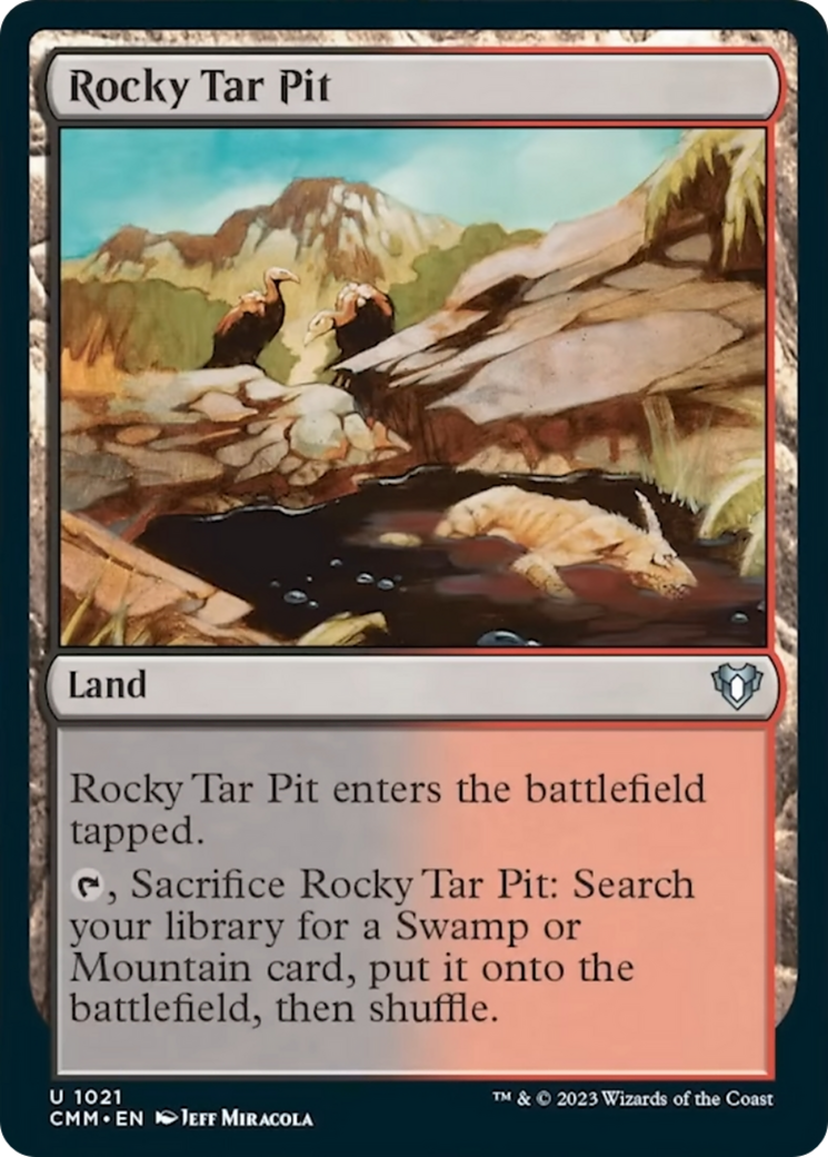 Rocky Tar Pit [Commander Masters] | Exor Games Dartmouth