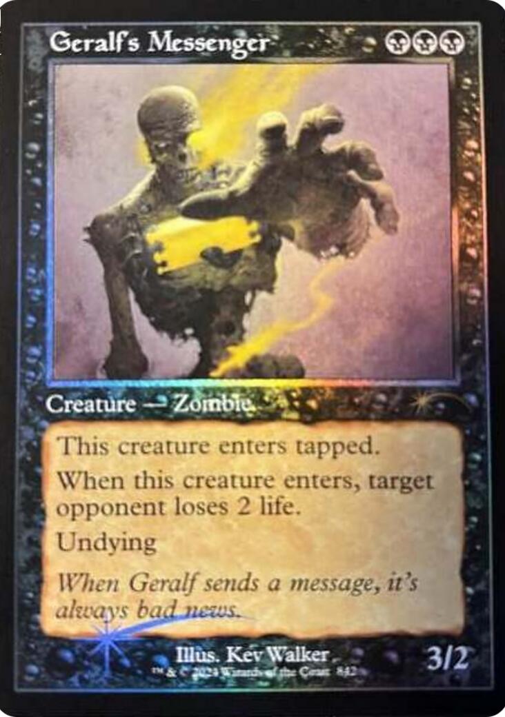 Geralf's Messenger (842) (Retro Frame) [Secret Lair Drop Series] | Exor Games Dartmouth