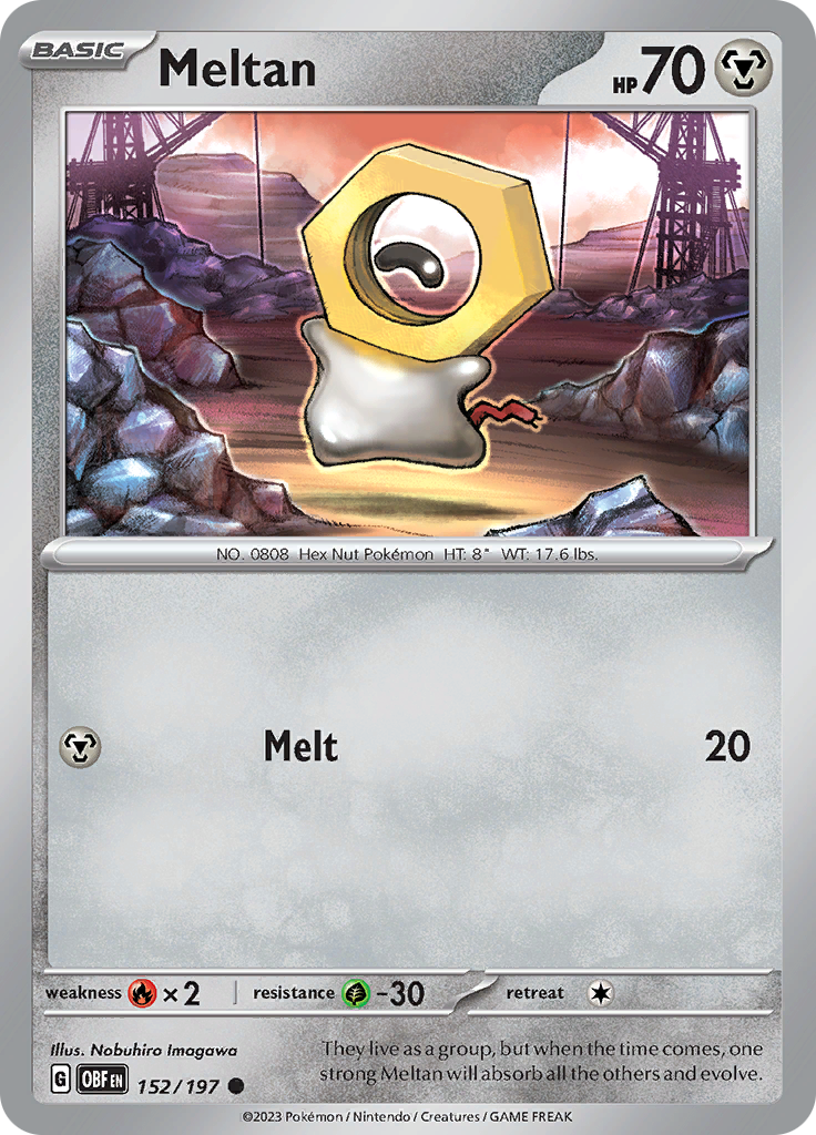 Meltan (152/197) [Scarlet & Violet: Obsidian Flames] | Exor Games Dartmouth