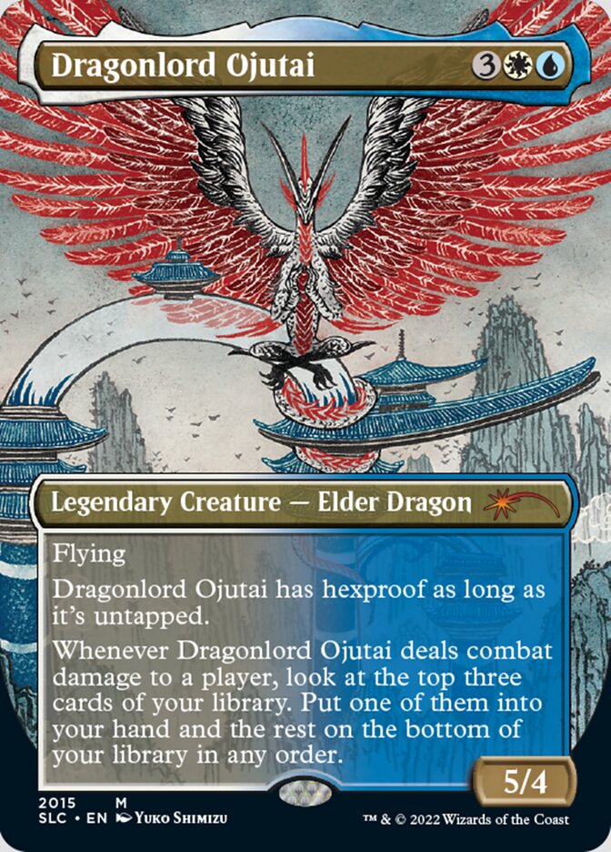 Dragonlord Ojutai (Borderless) [Secret Lair Countdown Kit] | Exor Games Dartmouth