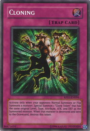 Cloning [RP01-EN094] Secret Rare | Exor Games Dartmouth