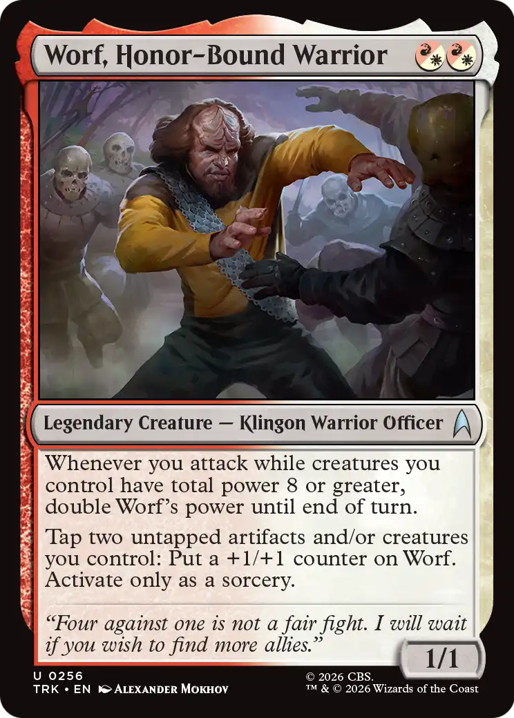 Worf, Honor-Bound Warrior [Star Trek] | Exor Games Dartmouth