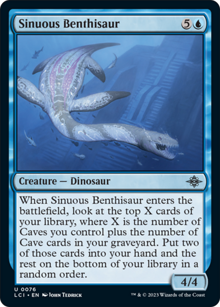 Sinuous Benthisaur [The Lost Caverns of Ixalan] | Exor Games Dartmouth