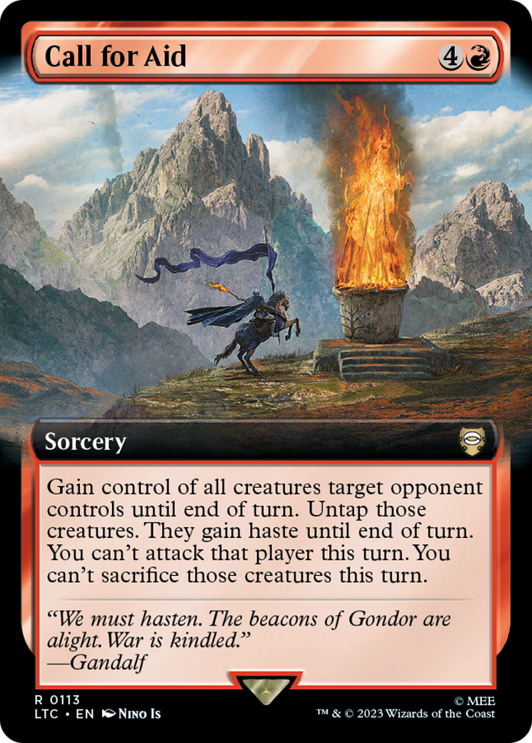 Call for Aid (Extended Art) [The Lord of the Rings: Tales of Middle-Earth Commander] | Exor Games Dartmouth