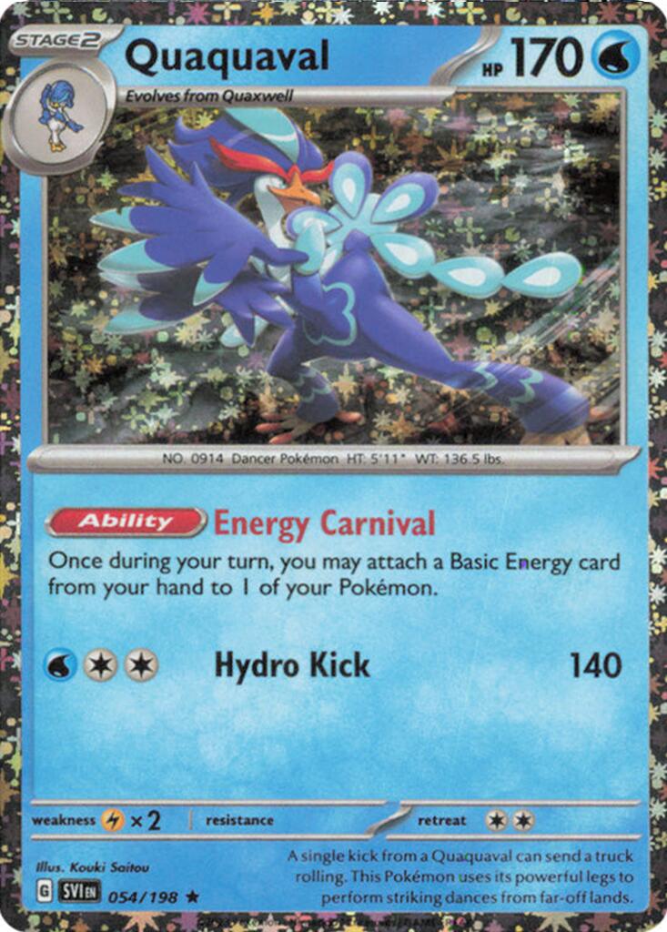 Quaquaval (054/198) (Sparkle Holo) [Miscellaneous Cards] | Exor Games Dartmouth