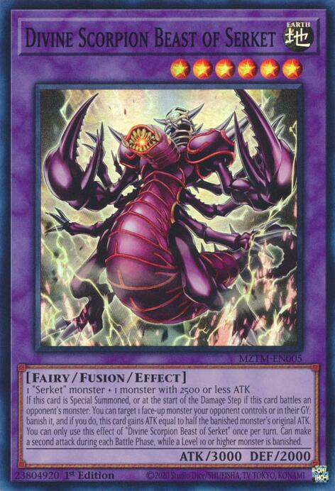 Divine Scorpion Beast of Serket [MZTM-EN005] Super Rare | Exor Games Dartmouth