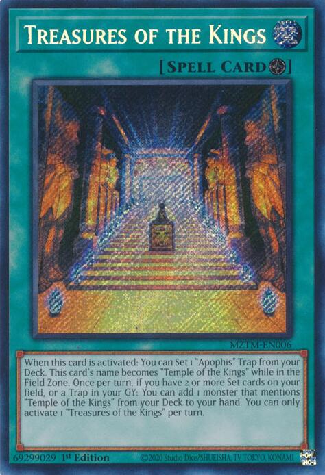Treasures of the Kings [MZTM-EN006] Secret Rare | Exor Games Dartmouth