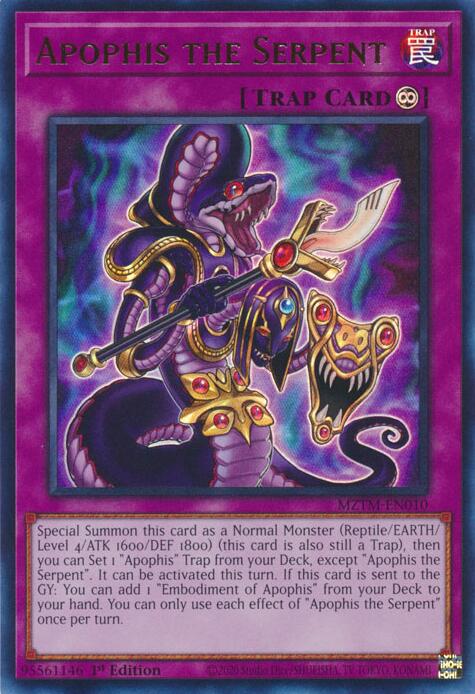 Apophis the Serpent [MZTM-EN010] Ultra Rare | Exor Games Dartmouth