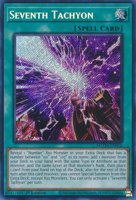 Seventh Tachyon [MZTM-EN016] Secret Rare | Exor Games Dartmouth