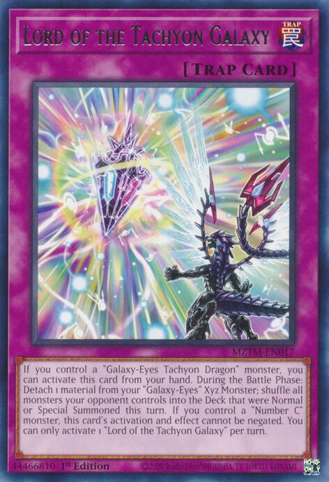 Lord of the Tachyon Galaxy [MZTM-EN017] Rare | Exor Games Dartmouth