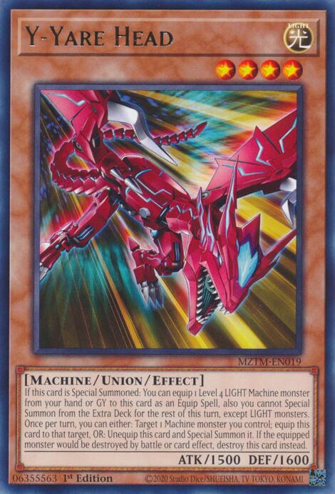 Y-Yare Head [MZTM-EN019] Rare | Exor Games Dartmouth