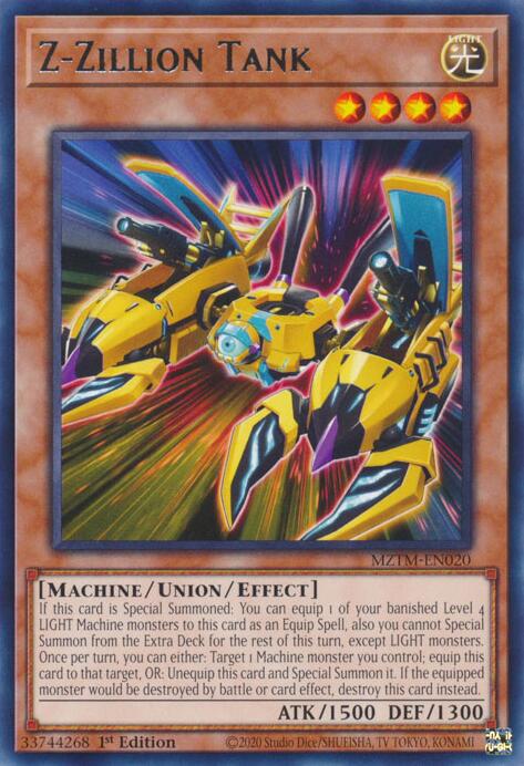 Z-Zillion Tank [MZTM-EN020] Rare | Exor Games Dartmouth