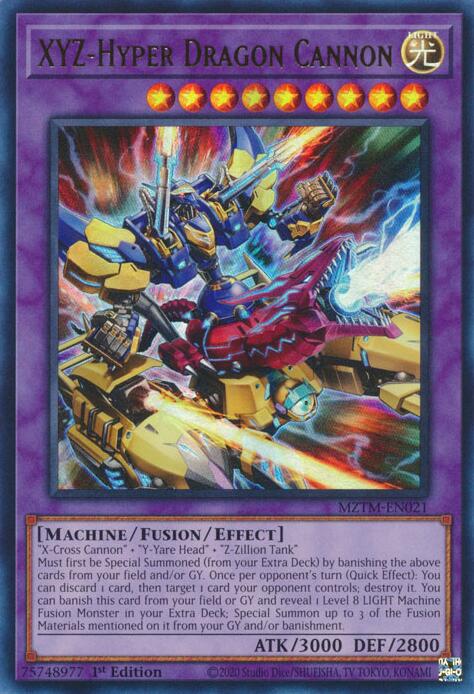 XYZ-Hyper Dragon Cannon [MZTM-EN021] Ultra Rare | Exor Games Dartmouth