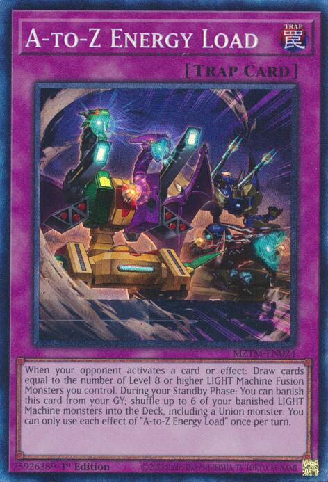 A-to-Z Energy Load (Collector's Rare) [MZTM-EN024] Collector's Rare | Exor Games Dartmouth